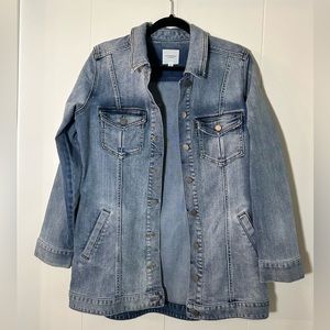 Long Denim Jean Jacket
